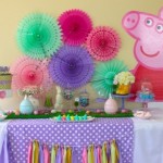 Decoração de aniversário da Peppa Pig