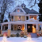 Decoração de casas para o Natal