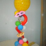 Decoração de Carnaval com balões