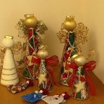 Decoração de Natal com artesanato