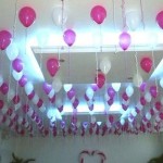 Decoração de festa com balões