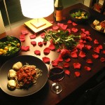 Decoração para jantar do Dia dos Namorados