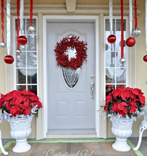 Decoração de portas para o Natal