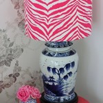 decoração de zebra com rosa