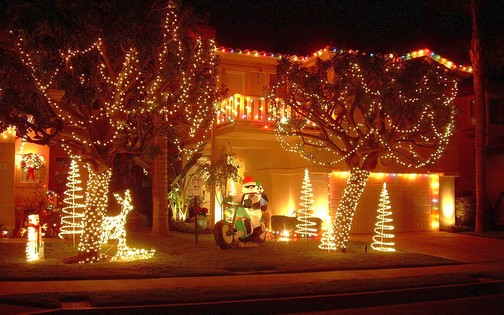 Decoração de Natal para jardim