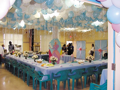 Decoração de festa com balões