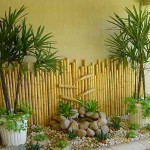 Como decorar jardim com bambu