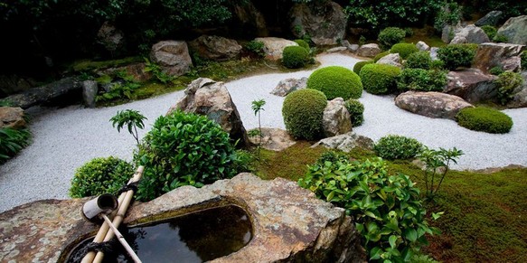 decoração de jardim com pedras